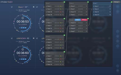 FPVSIM Timer — settings and connectivity